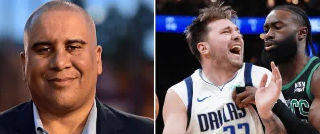 包含独行侠轻取意大利男篮，杰伦·布朗完成帽子戏法的词条