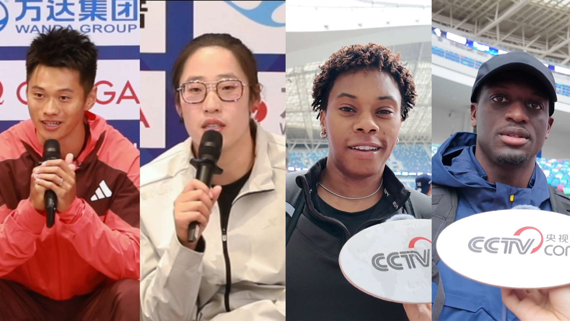 包含田径赛后采访曝光，内幕引发热议的词条